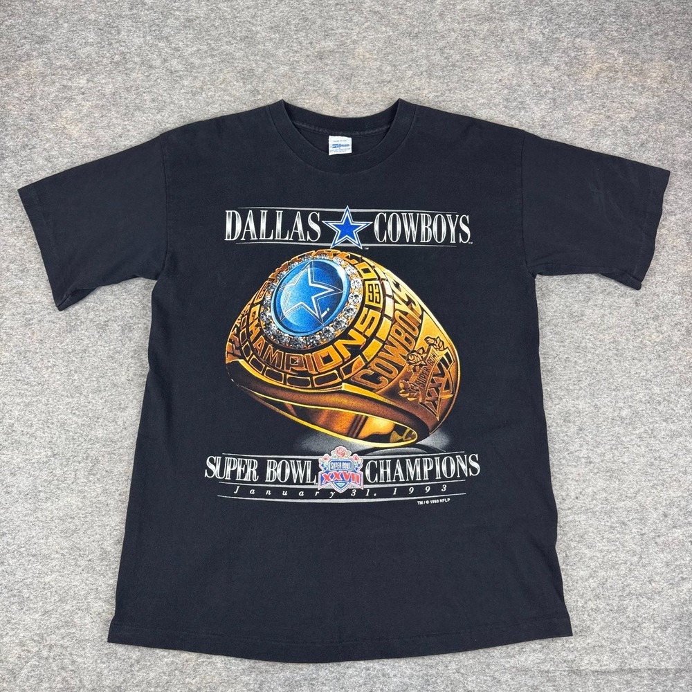 VTG Salem Sportswear Dallas Cowboys Super Bowl Champions 1993 Tee Mens Large L